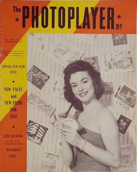PHOTOPLAYER | THE magazine side cover  Vol 35 No  36 28 December 1957