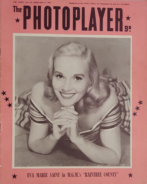 PHOTOPLAYER | THE magazine side cover  Vol 35 No  42 8 February 1958