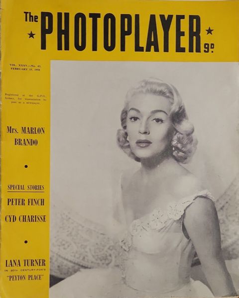PHOTOPLAYER | THE magazine side cover  Vol 35 No  43 15 February 1958