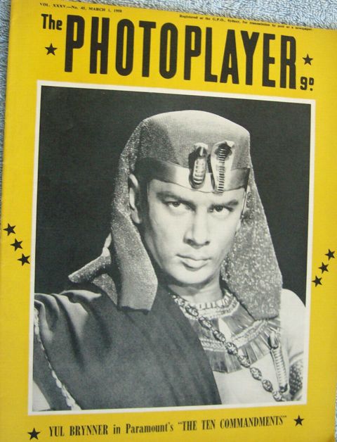 PHOTOPLAYER | THE magazine side cover  Vol 35 No  45 1 March 1958