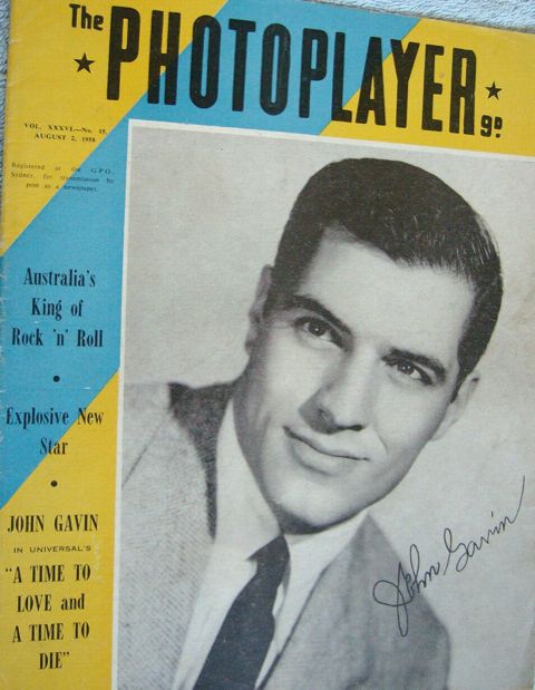PHOTOPLAYER | THE magazine side cover  Vol 36 No  15 2 August 1958