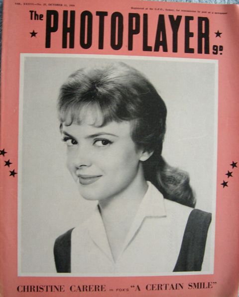 PHOTOPLAYER | THE magazine side cover  Vol 36 No  25 11 October 1958