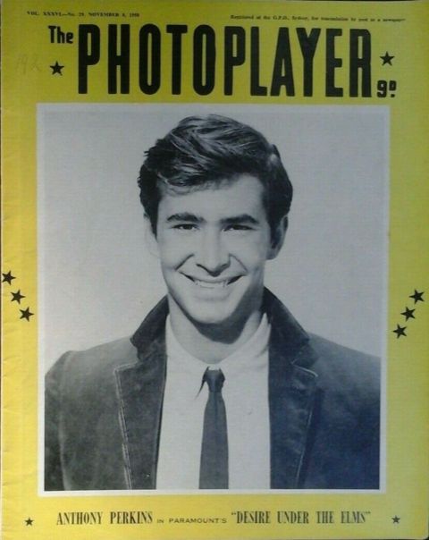 PHOTOPLAYER | THE magazine side cover  Vol 36 No  29 8 November 1958