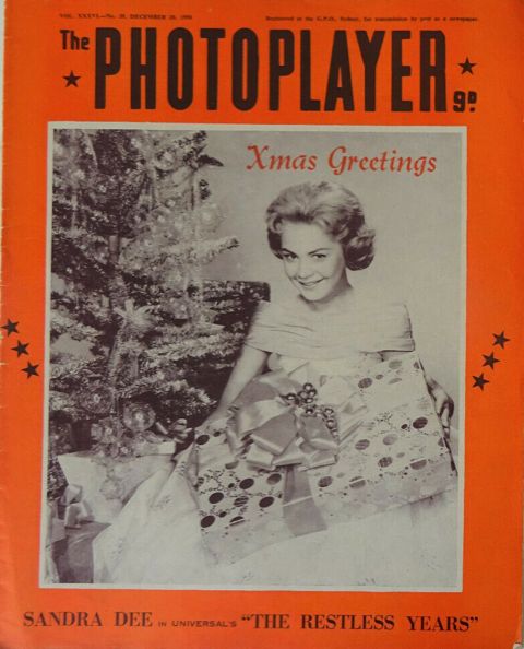PHOTOPLAYER | THE magazine side cover  Vol 36 No  36 27 December 1958
