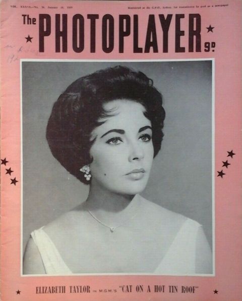 PHOTOPLAYER | THE magazine side cover  Vol 36 No  38 10 January 1959