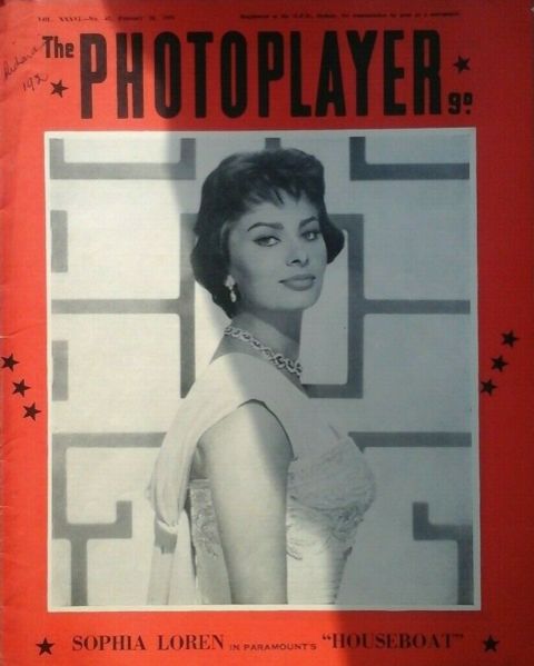 PHOTOPLAYER | THE magazine side cover  Vol 36 No  45 28 February 1959