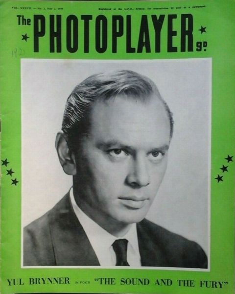 PHOTOPLAYER | THE magazine side cover  Vol 37 No  2 2 May 1959