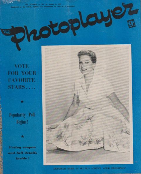 PHOTOPLAYER | THE magazine side cover  Vol 37 No  16 8 August 1959