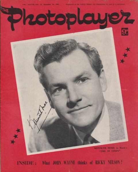 PHOTOPLAYER | THE magazine side cover  Vol 37 No  23 26 September 1959