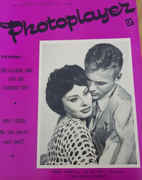 PHOTOPLAYER | THE magazine side cover  Vol 37 No  24 3 October 1959