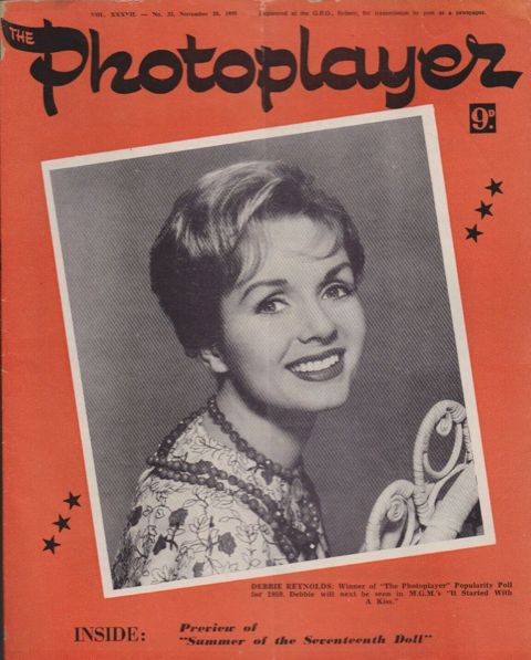 PHOTOPLAYER | THE magazine side cover  Vol 37 No  32 28 November 1959
