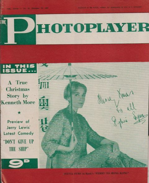 PHOTOPLAYER | THE magazine side cover  Vol 37 No  35 19 December 1959