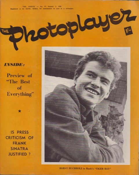PHOTOPLAYER | THE magazine side cover  Vol 37 No  37 2 January 1960