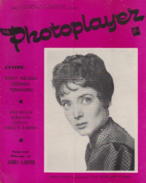PHOTOPLAYER | THE magazine side cover  Vol 37 No  40 23 January 1960