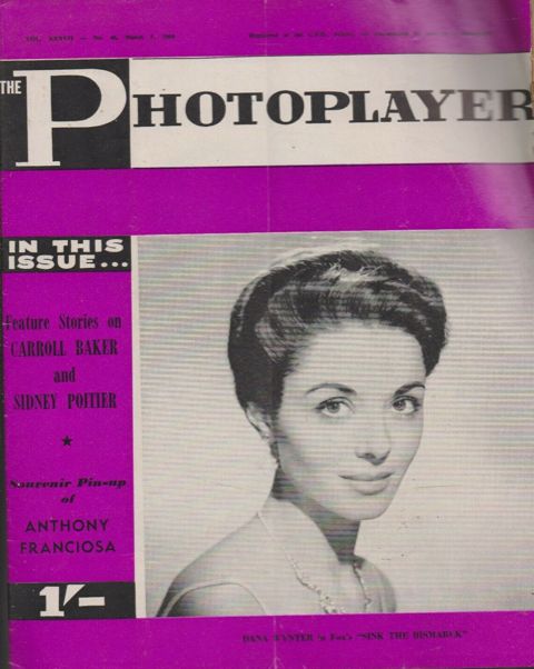 PHOTOPLAYER | THE magazine side cover  Vol 37 No  46 5 March 1960