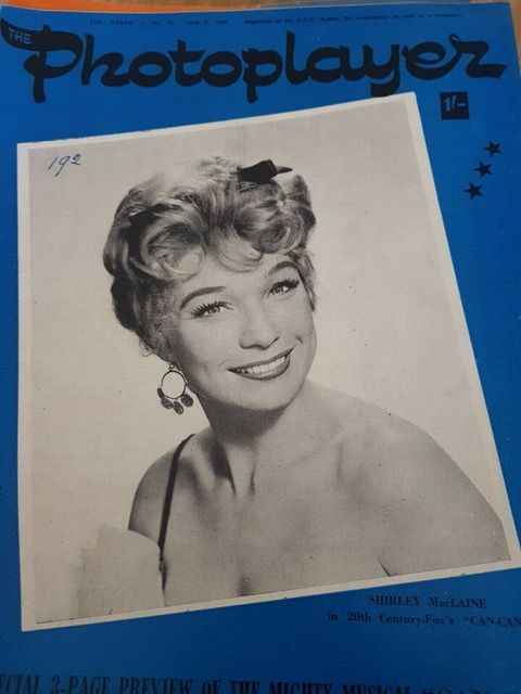PHOTOPLAYER | THE magazine side cover  Vol 37 No 50 2 April 1960