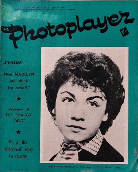 PHOTOPLAYER | THE magazine side cover  Vol 38 No  2 30 April 1960