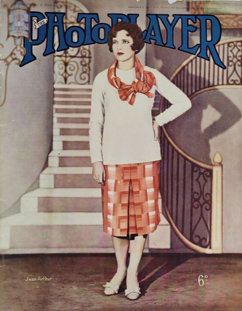 PHOTOPLAYER | THE magazine side cover  Vol 7 No  6 6 July 1929
