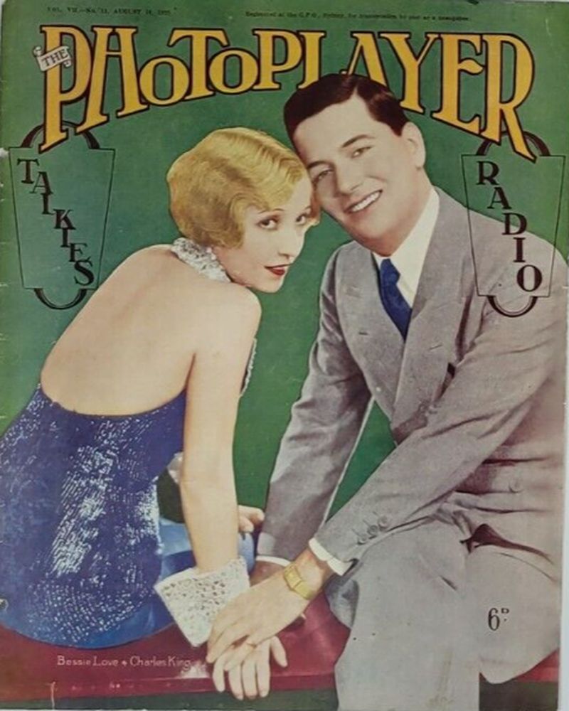 PHOTOPLAYER | THE magazine side cover  Vol 7 No  11 10 August 1929