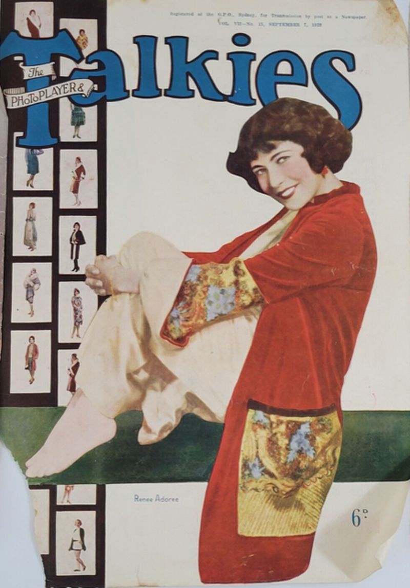 PHOTOPLAYER | THE magazine side cover  Vol 7 No  15 7 September 1929