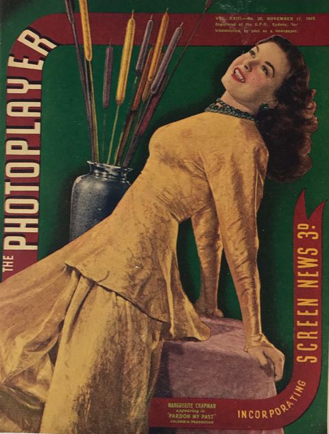 PHOTOPLAYER | THE magazine side cover  Vol 23 No  28 17 November 1945