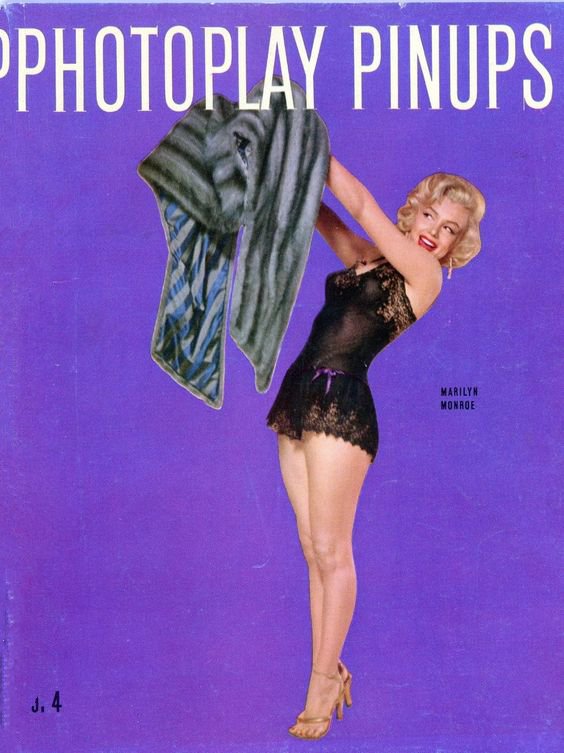 PHOTOPLAY PINUPS magazine side cover Issue 4   1953