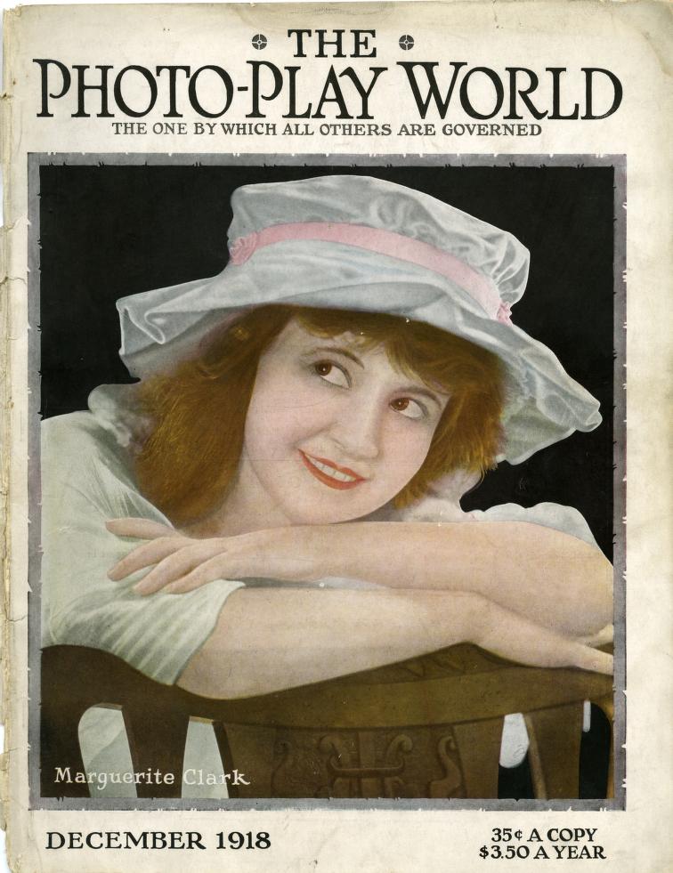 PHOTO-PLAY WORLD magazine side cover  Vol 2 No  4  December 1918