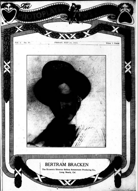 PHOTOPLAYERS WEEKLY magazine side cover 21 May 1915