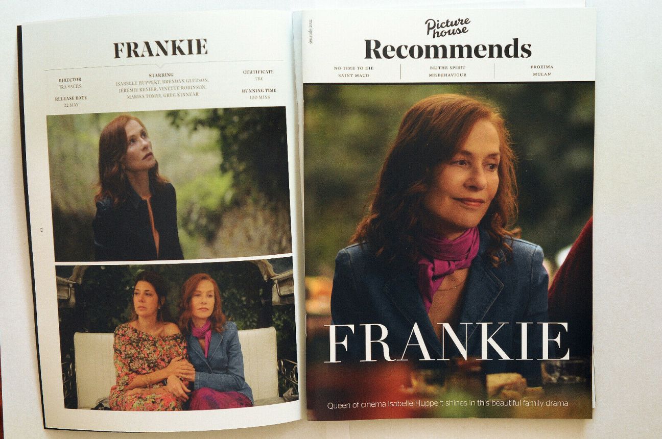 PICTURE HOUSE RECOMMENDS magazine side cover  March/May 2020