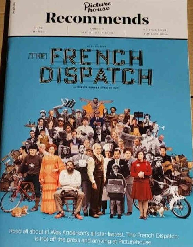 PICTURE HOUSE RECOMMENDS magazine side cover  August/October 2021