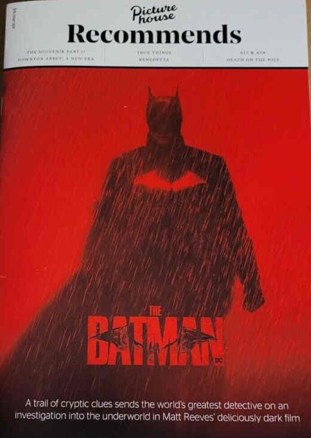 PICTURE HOUSE RECOMMENDS magazine side cover  February/April 2022