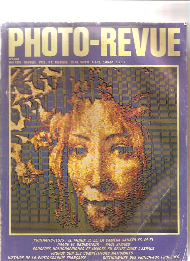 PHOTO-REVUE magazine side cover  May 1976
