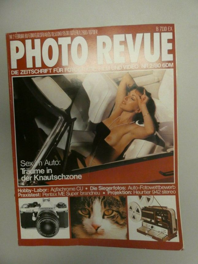 PHOTO REVUE magazine side cover  February 1980