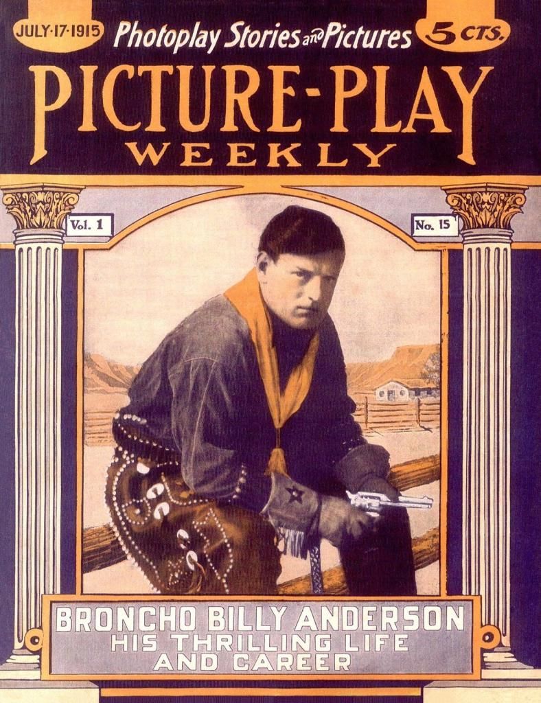 PICTURE-PLAY WEEKLY magazine side cover Issue 15 17 July 1915