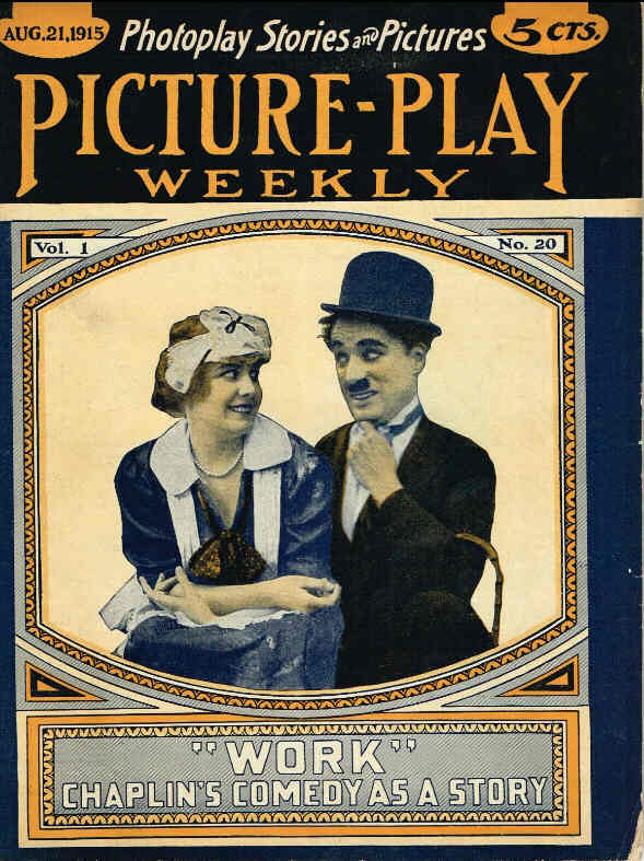 PICTURE-PLAY WEEKLY magazine side cover Issue 20 21 August 1915