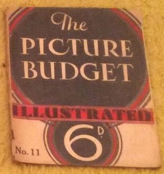 PICTURE BUDGET ILLUSTRATED | THE magazine side cover Issue 11 16 January 1932