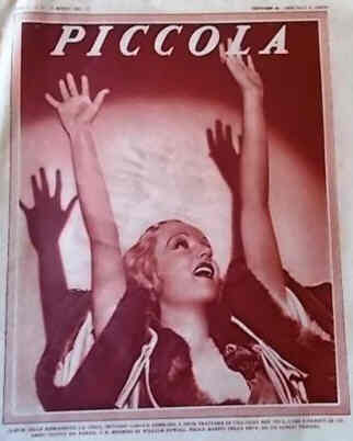 PICCOLA magazine side cover Issue 11  1932