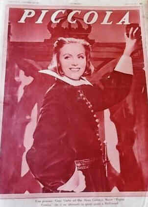 PICCOLA magazine side cover Issue 52  1933