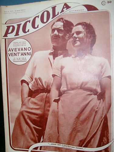 PICCOLA magazine side cover Issue 17  1938