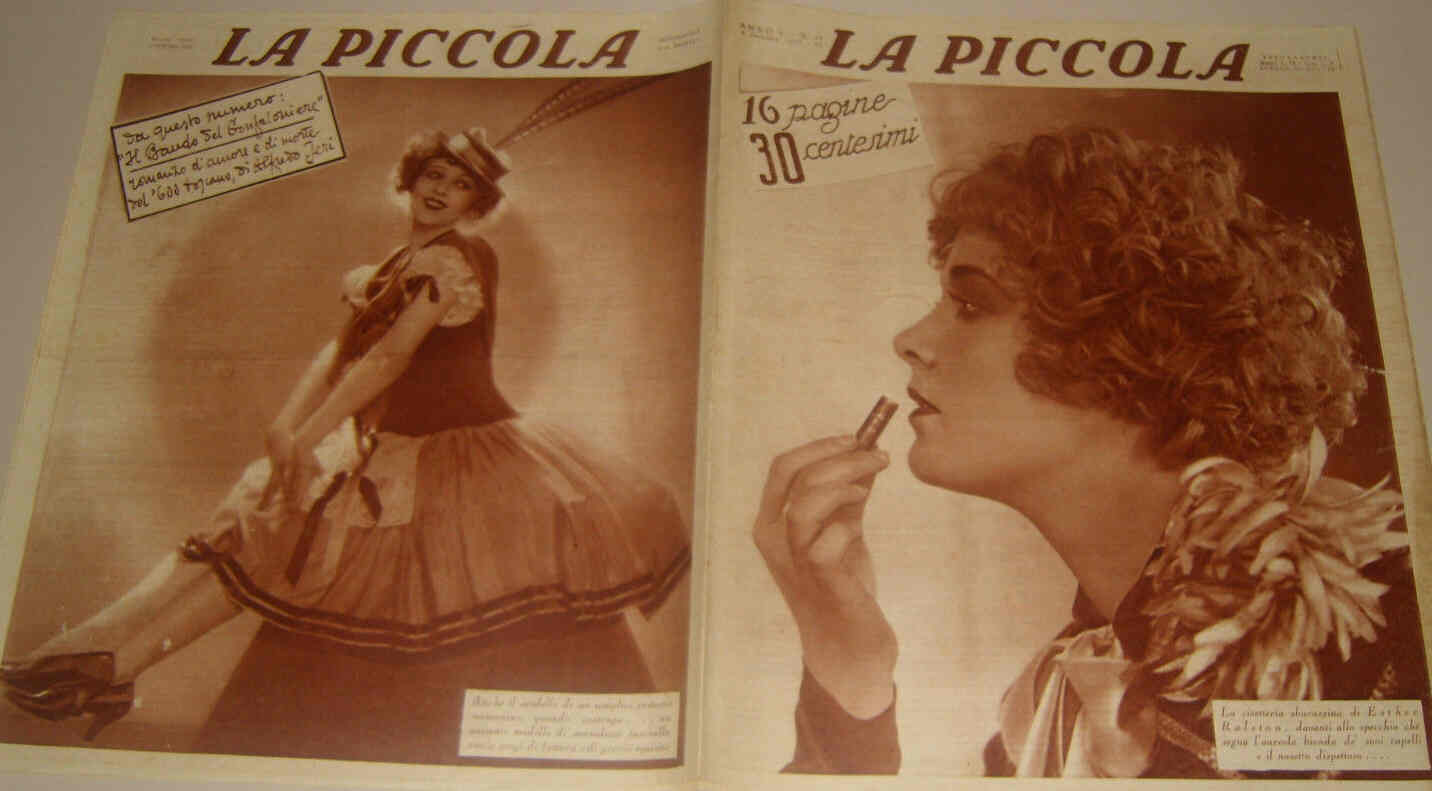 PICCOLA magazine side cover Issue 17 2 October 1928