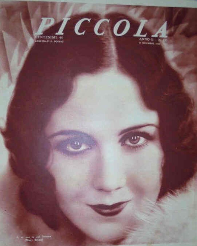 PICCOLA magazine side cover Issue 50 17 December 1929
