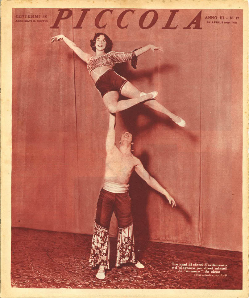 PICCOLA magazine side cover Issue 17 29 April 1930