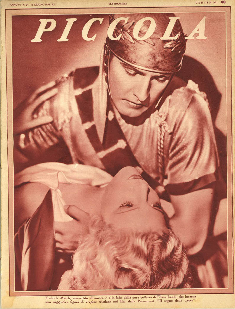 PICCOLA magazine side cover Issue 24 13 June 1933