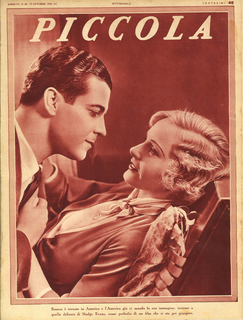 PICCOLA magazine side cover Issue 42 17 October 1933