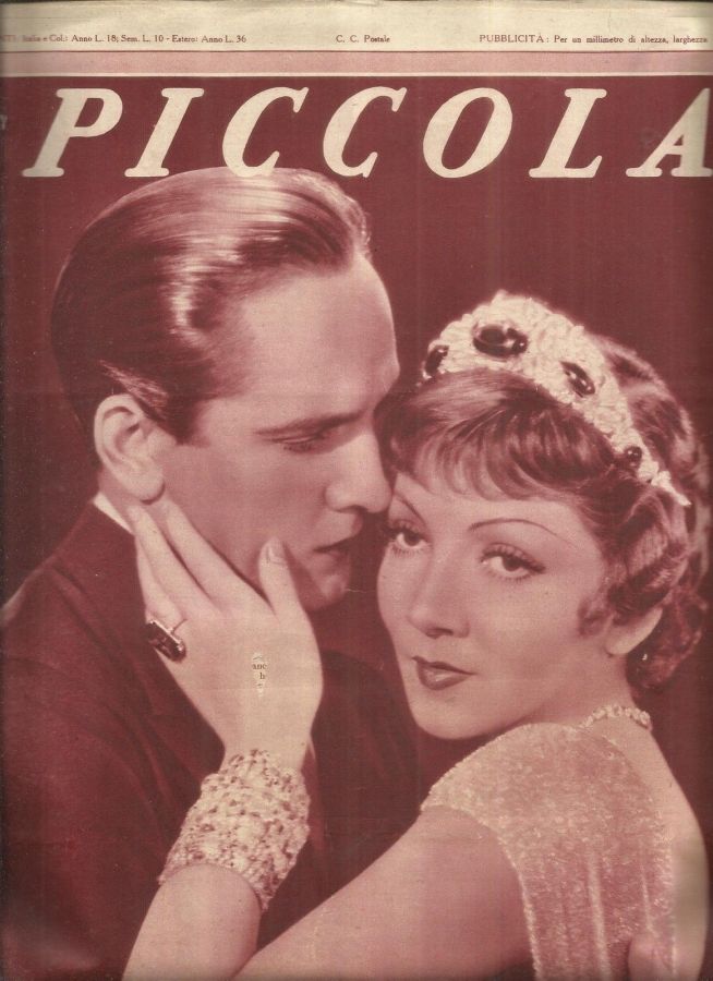 PICCOLA magazine side cover Issue 1 2 January 1934