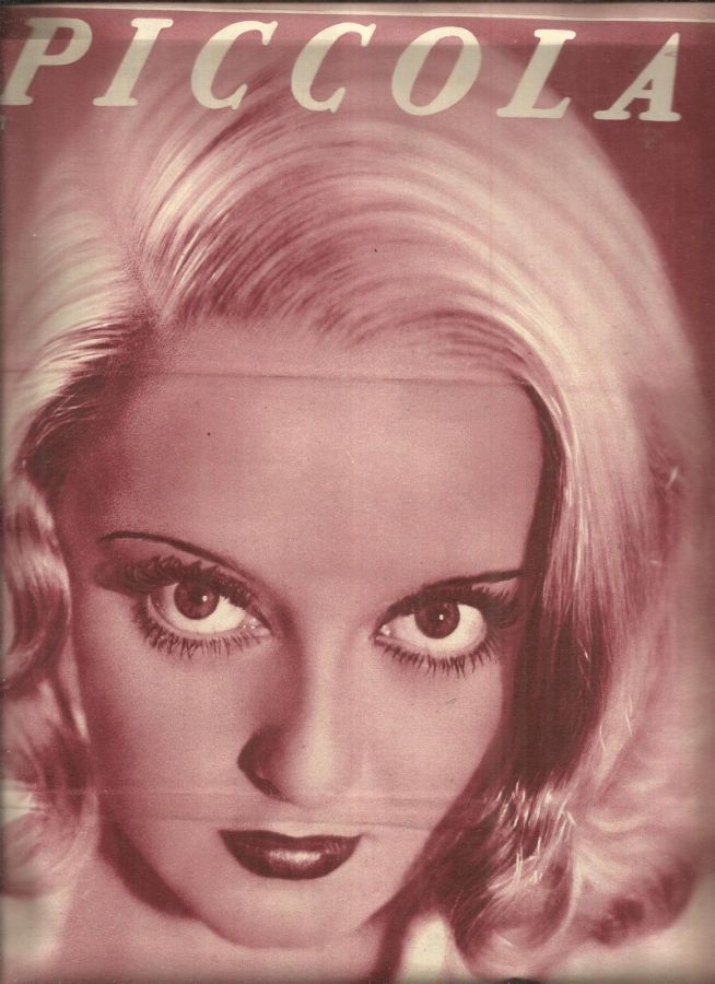 PICCOLA magazine side cover Issue 18 1 May 1934