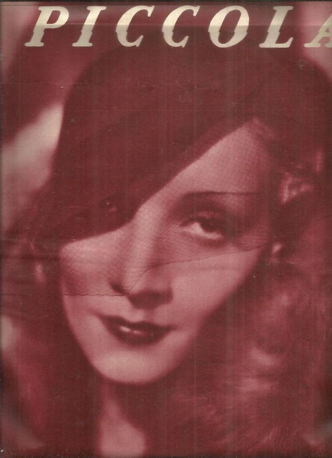 PICCOLA magazine side cover Issue 22 29 May 1934