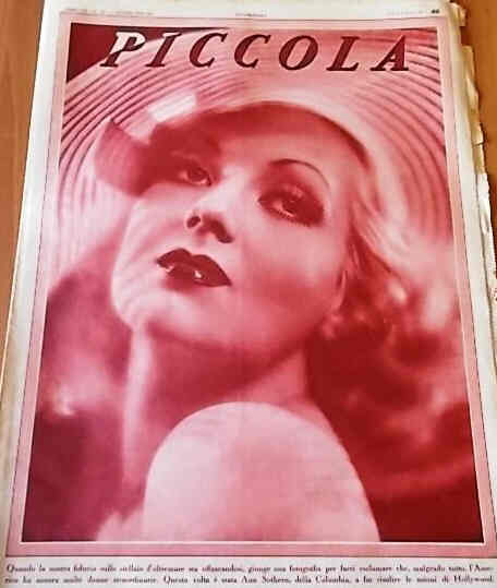 PICCOLA magazine side cover Issue 23 5 June 1934