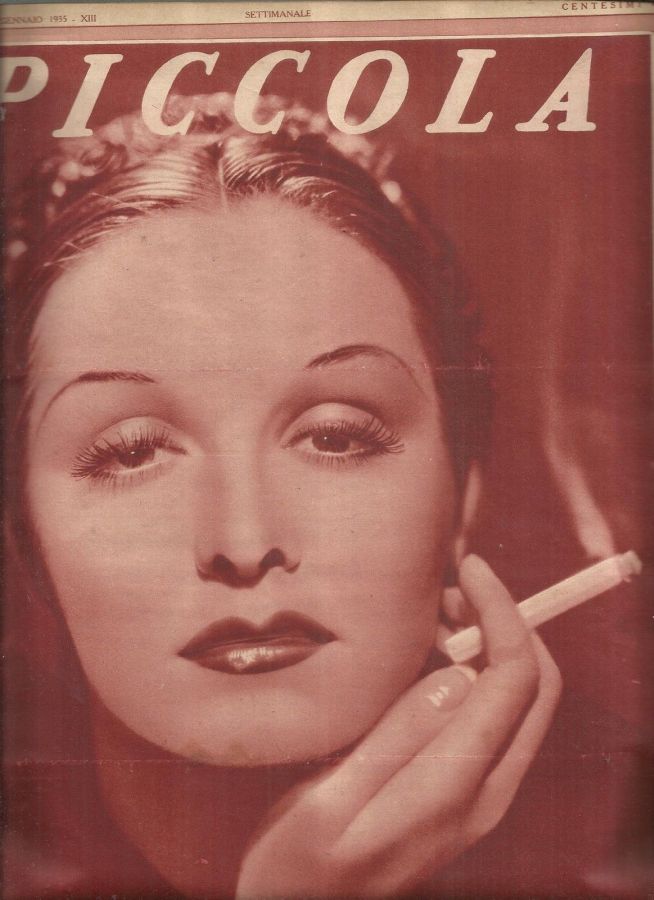 PICCOLA magazine side cover Issue 3 15 January 1935