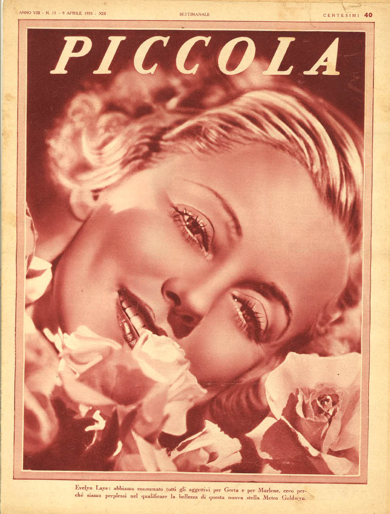PICCOLA magazine side cover Issue 15 9 April 1935